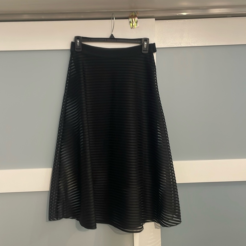 Adorable black mid length skirt